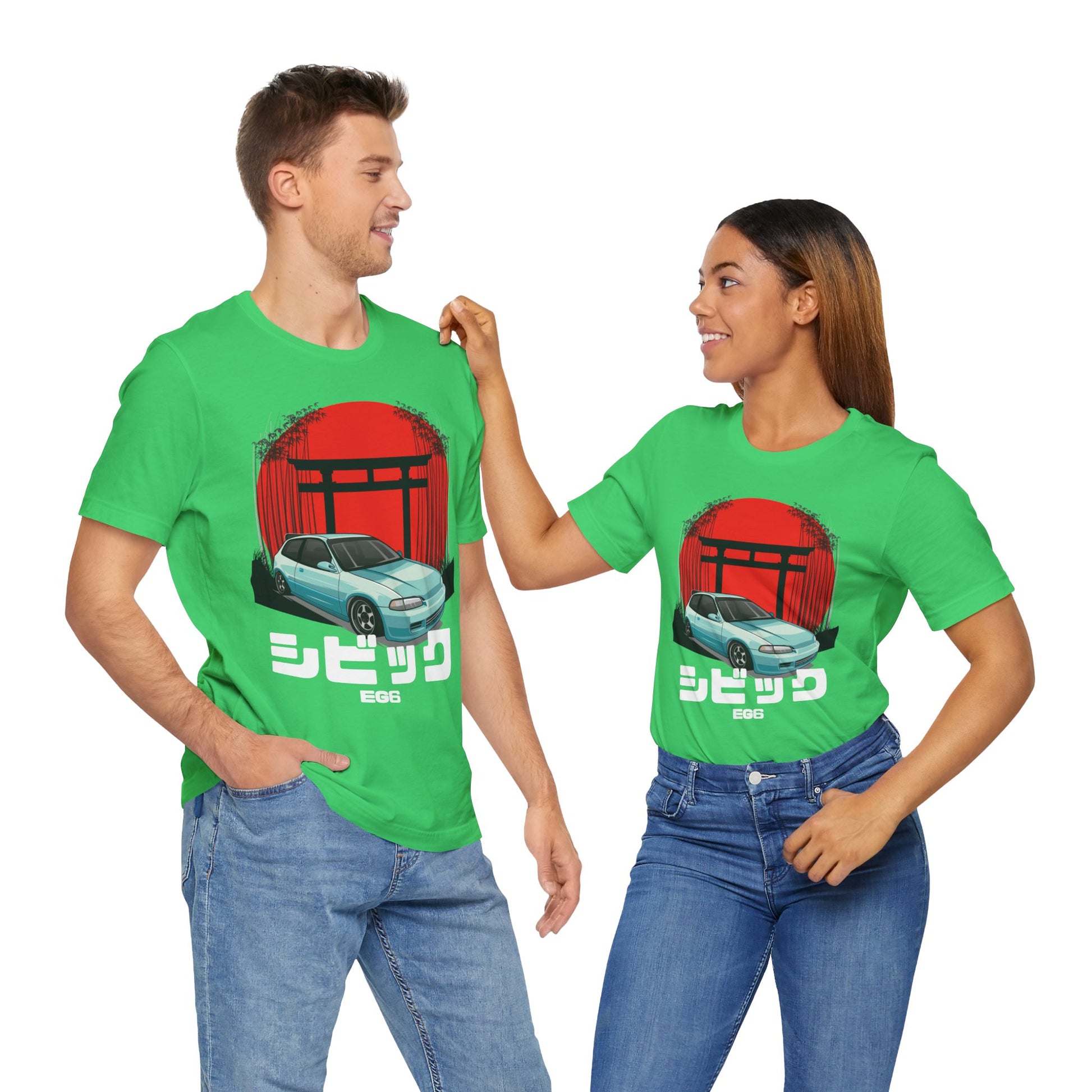 Hinda Civic Estilo Car Art Tee - Retro Aesthetic Automotive T-Shirt - CreativeRino