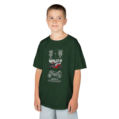 Yamaha VZR 98 Kids Heavy Cotton™ Tee - Cool Motorcycle T-shirt Design for Young Riders - CreativeRino