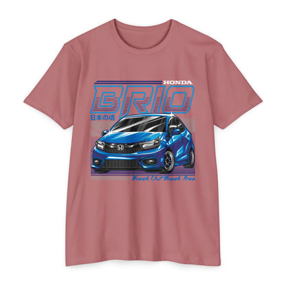 Honda BRIO Unisex Jersey T-Shirt - Break Out! Celebrate Your Love for Cars - CreativeRino