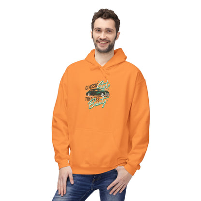 Vintage Timeless Classic Fleece Hoodie for Everyday Comfort - CreativeRino