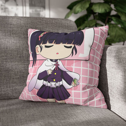 Cute Anime Square Pillow - Cozy Dreamy Decor - CreativeRino