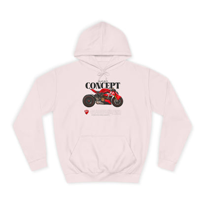 Ducati Concept Unisex College Hoodie - Perfect for Motorcycle Enthusiasts - CreativeRino