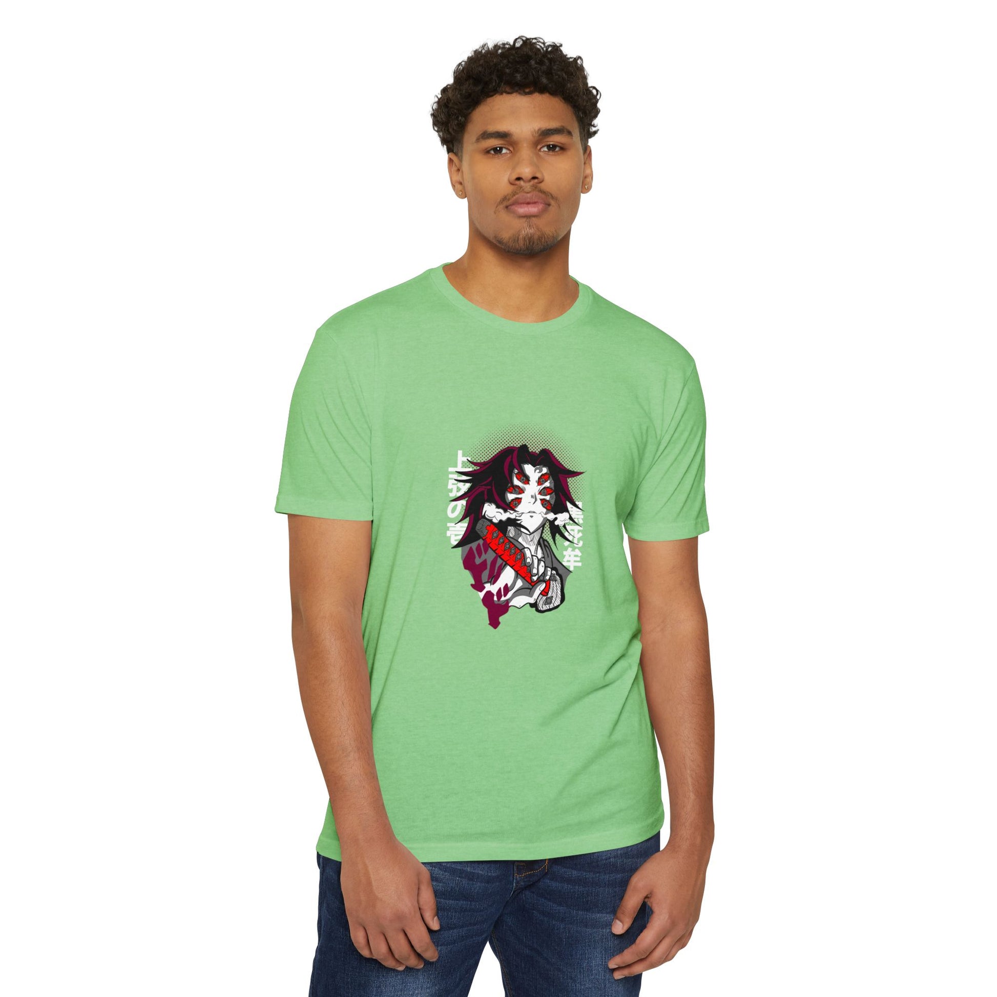 Demon Slayer Unisex CVC Jersey T-shirt - Anime Inspired Graphic Tee - CreativeRino