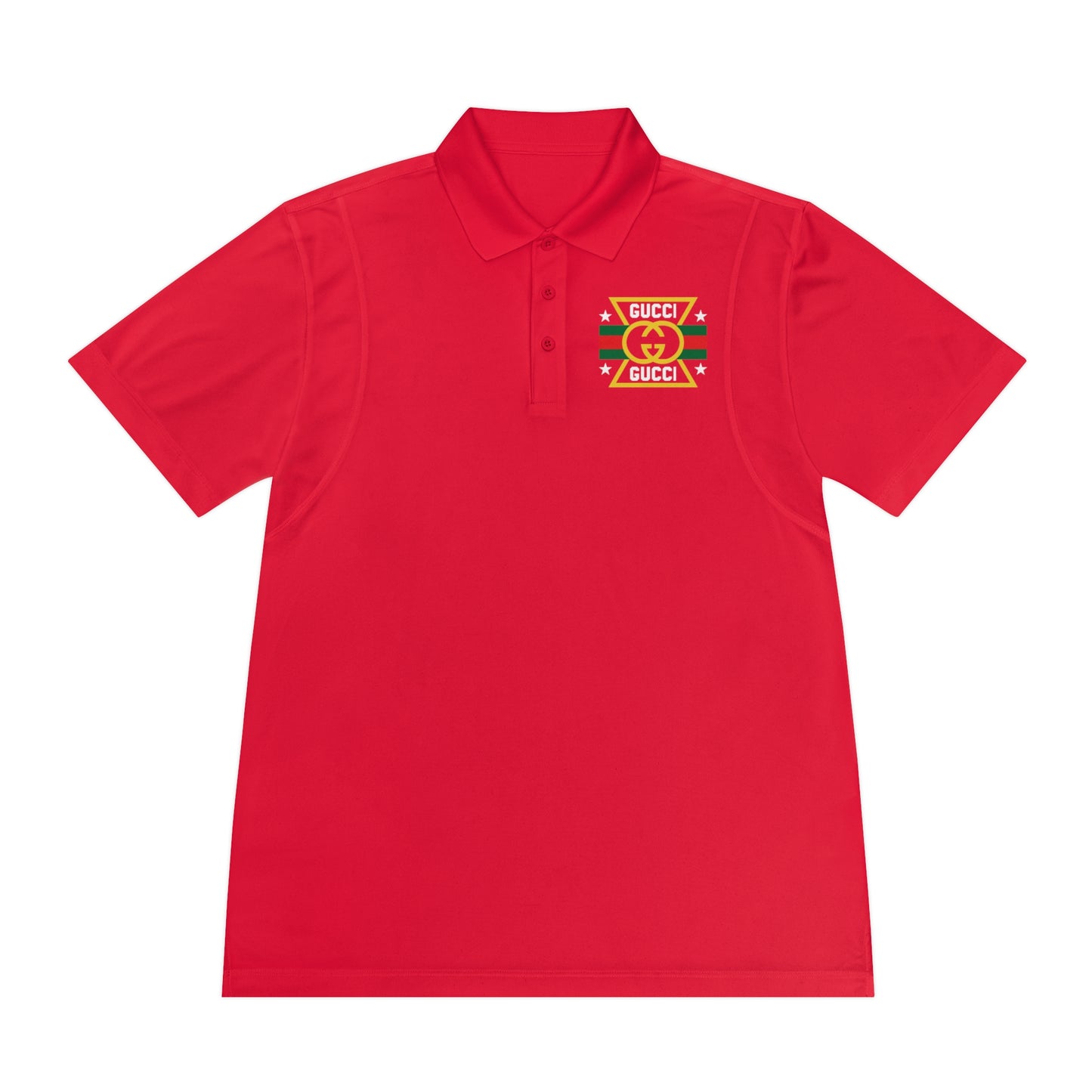 Stylish Men's Sport Polo Shirt with GUCCI Logo - Perfect for Active Lifestyle - CreativeRino