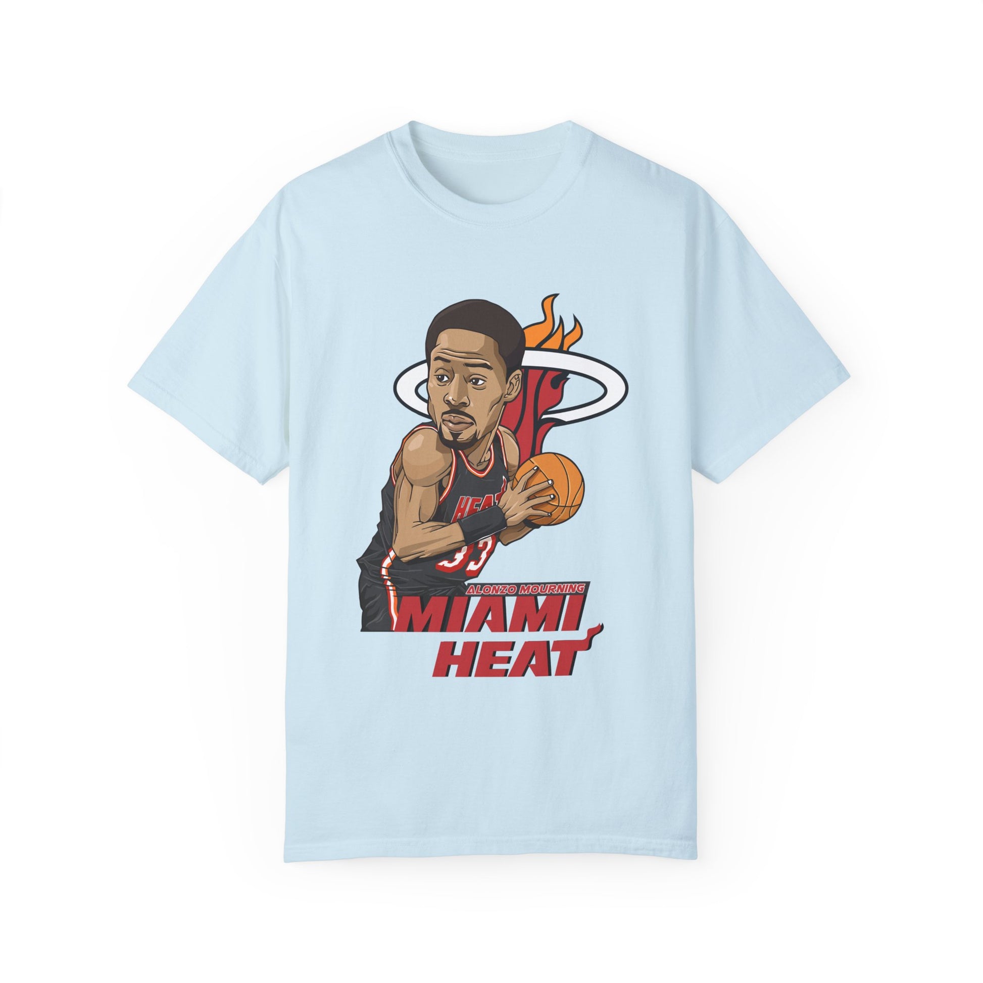 Miami Heat Cartoon Style Unisex T-shirt - Perfect Tee for Basketball Fans - CreativeRino