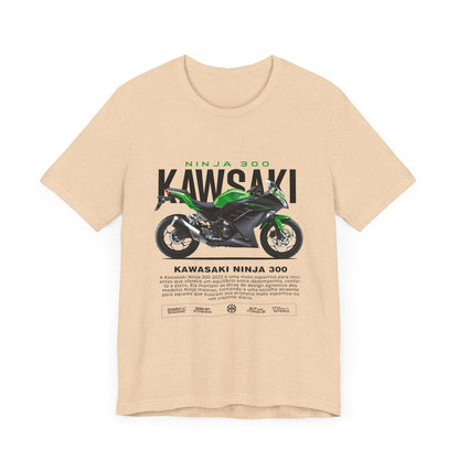 Kawasaki Ninja 300 Unisex T-Shirt - Vintage Motorcycle Graphic Tee - CreativeRino