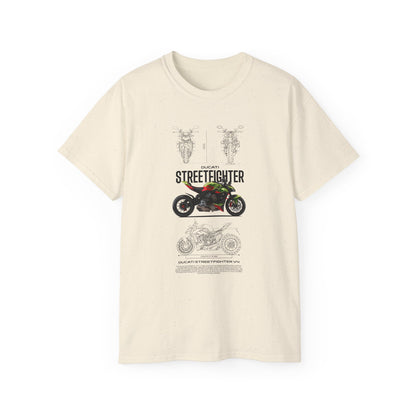 Ducati Streetfighter V4 Unisex Ultra Cotton Tee - Stylish Motorcycle T-shirt for Riders - CreativeRino