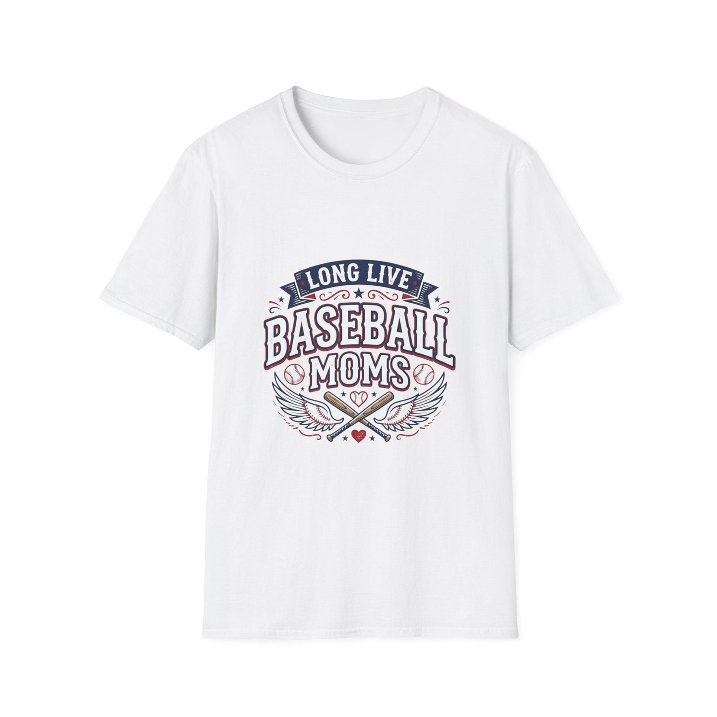 Long Live Baseball Moms T-Shirt Printify