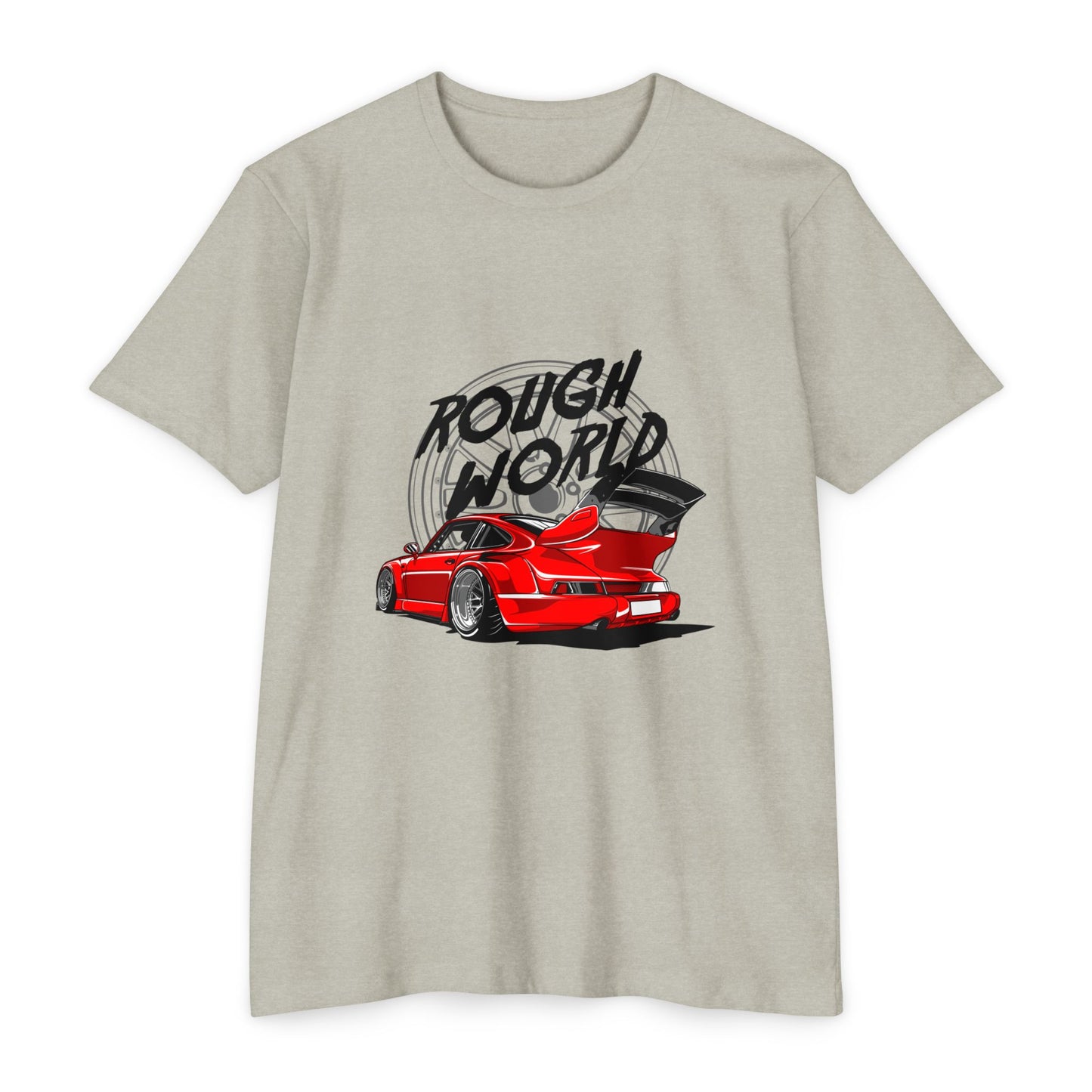 Rough Word Graphic Unisex T-Shirt – Perfect T-shirt for Car Enthusiasts - CreativeRino