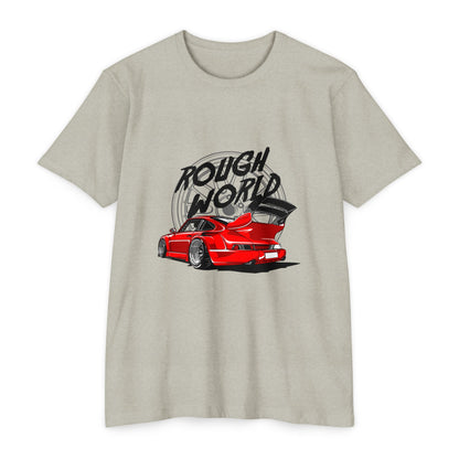 Rough Word Graphic Unisex T-Shirt – Perfect T-shirt for Car Enthusiasts - CreativeRino