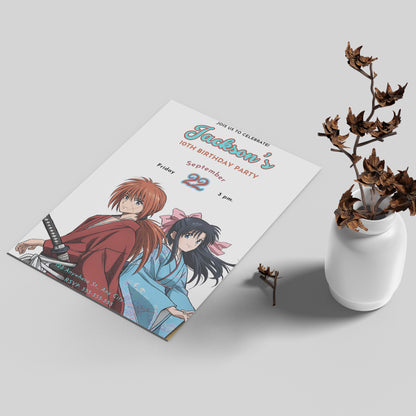 Tower Of God Birthday Invitation Template - CreativeRino
