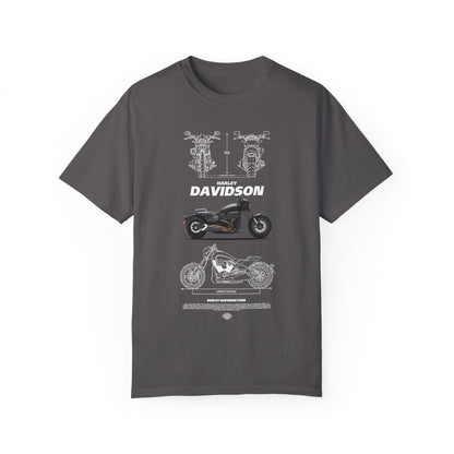Harley Davidson Vintage Motorcycle Unisex T-Shirt - CreativeRino