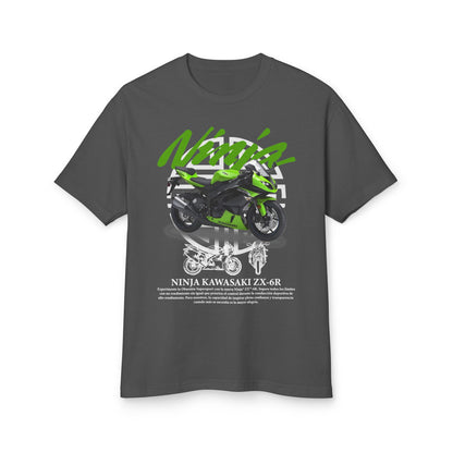 Kawasaki Ninja Graphic Tee - Unisex Heavyweight Cotton T-Shirt - CreativeRino
