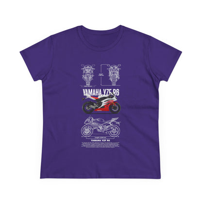 Yamaha YZF-R6 Graphic Tee for Motorcycle Enthusiasts - CreativeRino