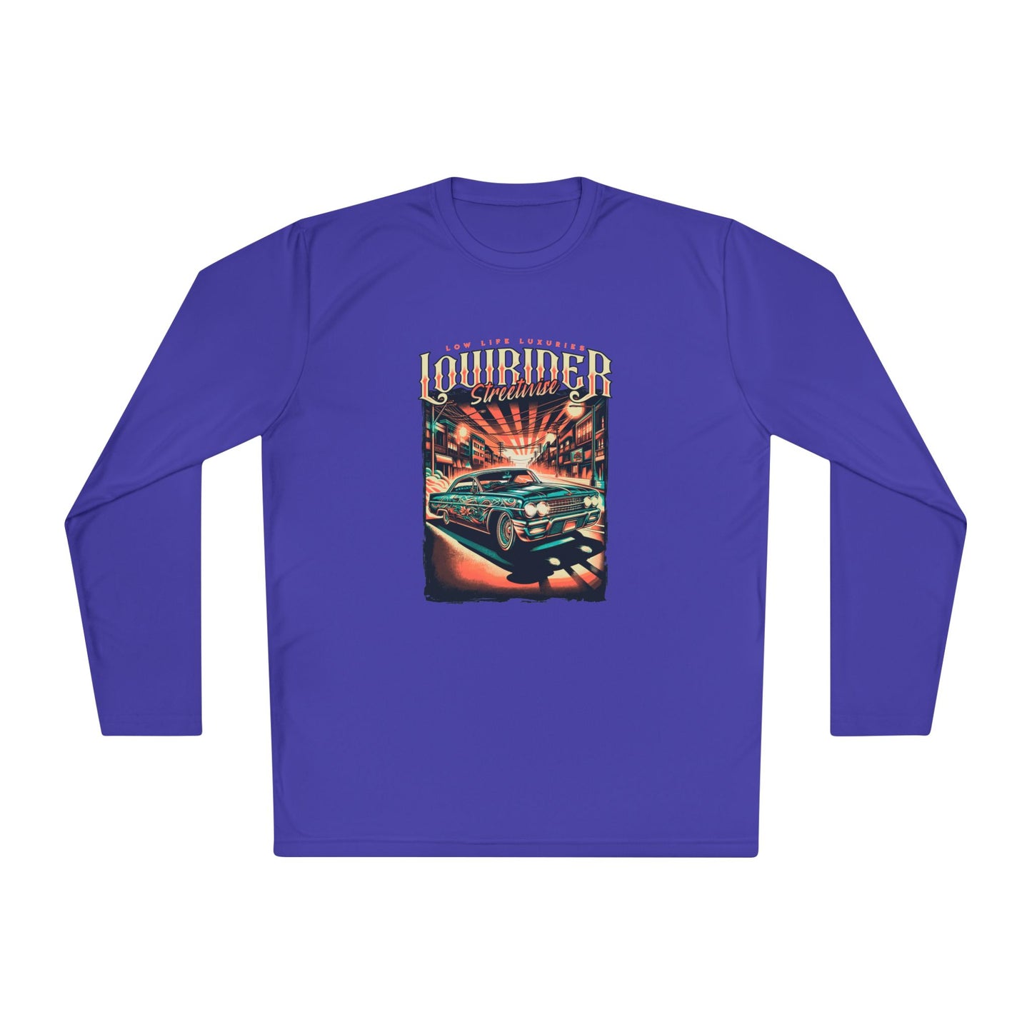 Cool Classic Car Long Sleeve Tee - Vintage Retro Vibe T-shirt for Car Enthusiasts - CreativeRino