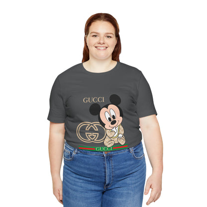 Mickey Mouse Gucci Tee - Unisex Short Sleeve T-shirt - CreativeRino