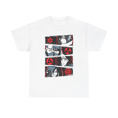 Anime Inspired Unisex Heavy Cotton Tee - Naruto T-shirt Design - CreativeRino