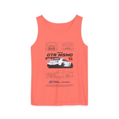 Nissan GTR Nismo Graphic Unisex Tank Top - Perfect T-shirt for Car Enthusiasts - CreativeRino