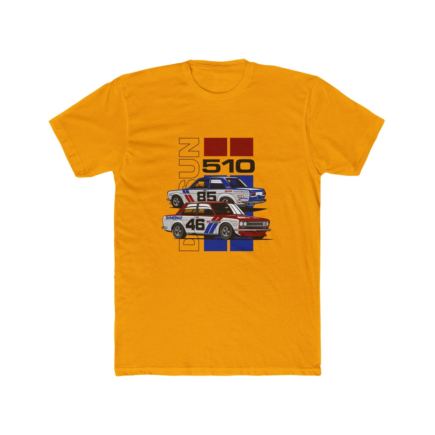 Retro Car Graphic Unisex Cotton Crew Tee - Perfect T-shirt for Auto Enthusiasts - CreativeRino