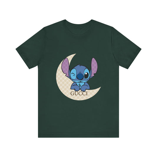 Stitch Gucci Unisex Jersey Short Sleeve Tee - CreativeRino