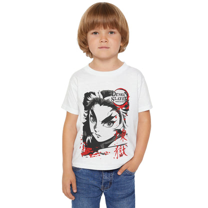 Demon Slayer Toddler T-Shirt - Cute Anime Design for Kids - CreativeRino