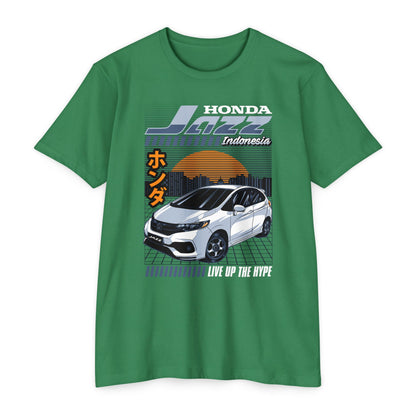 Honda Jazz Graphic Tee - Live Up the Hype - CreativeRino