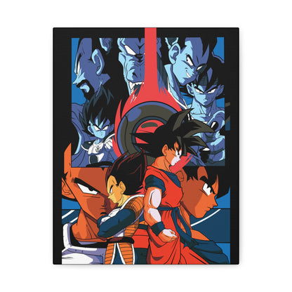 Dragon Ball Z Art Canvas - Stretched Matte Print for Fans - CreativeRino