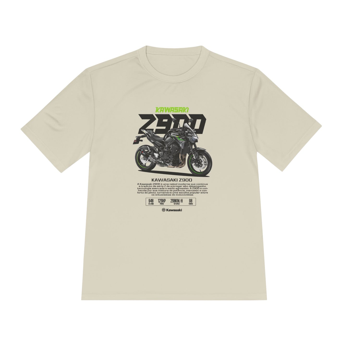 Kawasaki Z900 Unisex Moisture-Wicking Tee - Perfect T-shirt for Motorcycle Enthusiasts - CreativeRino