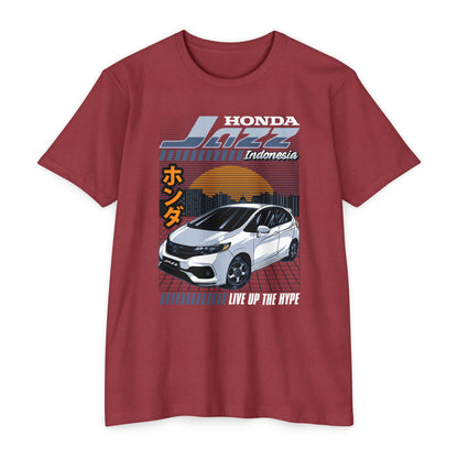 Honda Jazz Graphic Tee - Live Up the Hype - CreativeRino