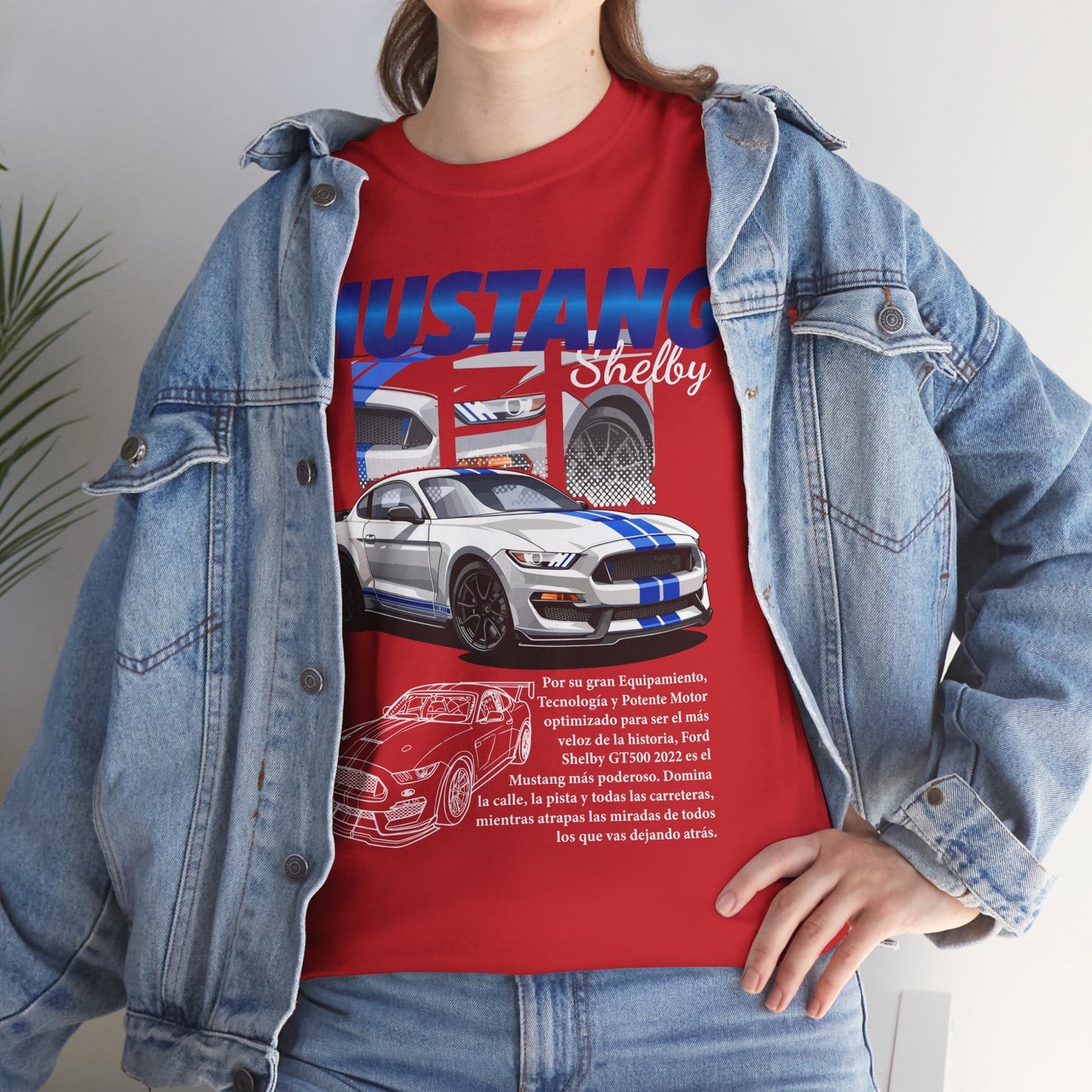 Mustang Shelby Graphic Tee – Perfect T-shirt for Car Enthusiasts - CreativeRino