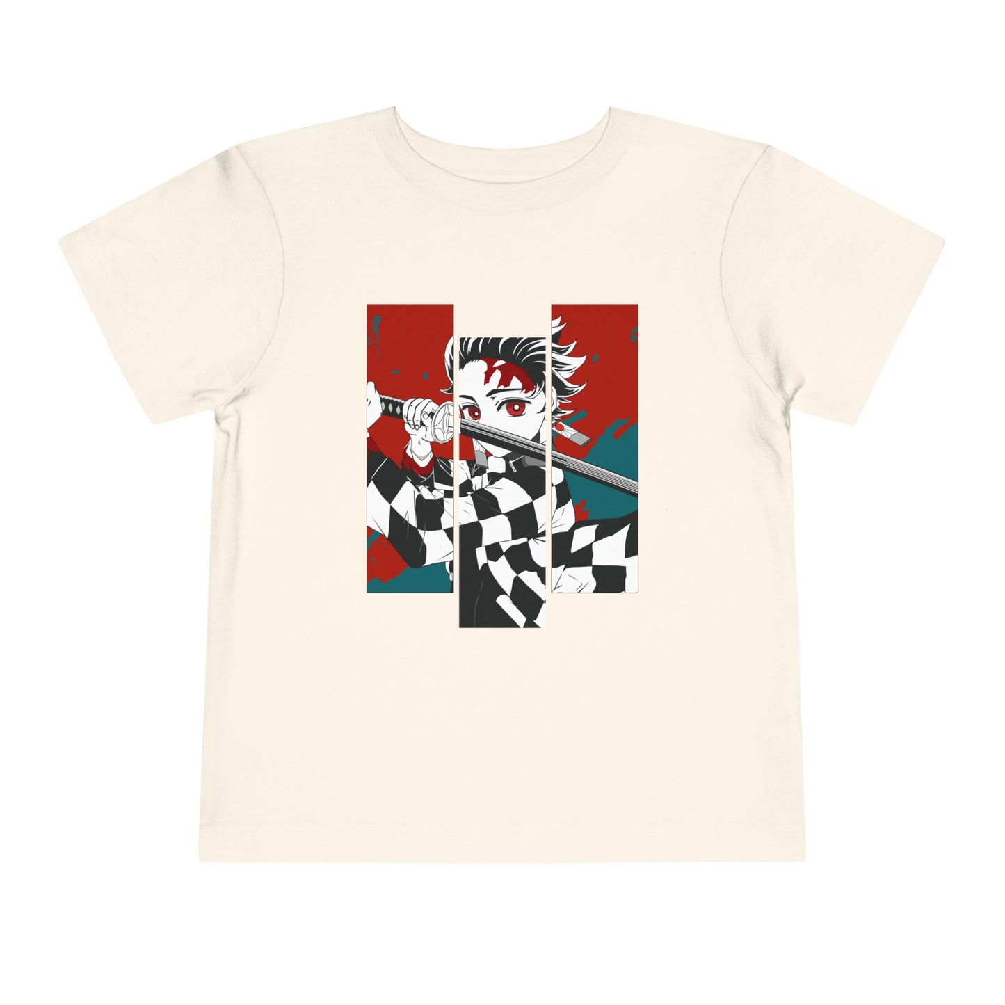 Demon Slayer Toddler Tee - Cute Anime Graphic T-shirt for Kids - CreativeRino
