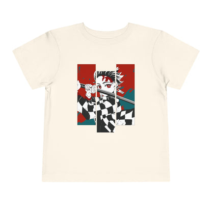 Demon Slayer Toddler Tee - Cute Anime Graphic T-shirt for Kids - CreativeRino