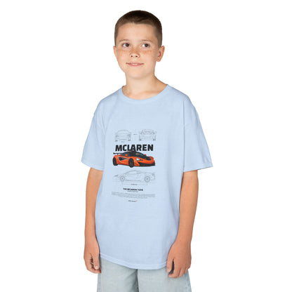 McLaren 720S Kids Race Car Tee - Perfect T-shirt for Young Car Enthusiasts - CreativeRino