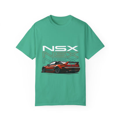 NSX Unisex Garment-Dyed T-Shirt - Retro Car Enthusiast Apparel - CreativeRino