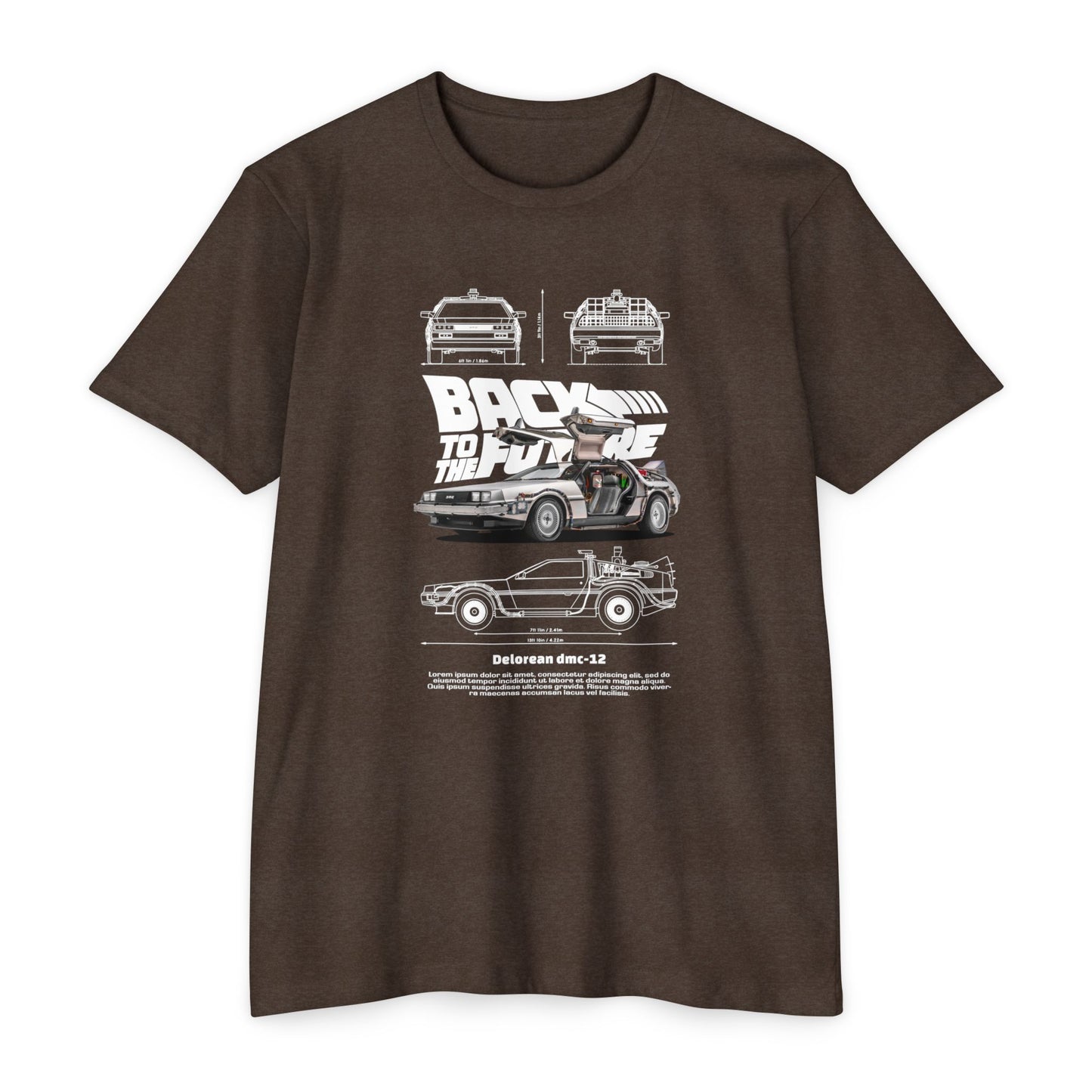 Back to the Future DeLorean Unisex T-Shirt - Retro Movie T-shirt - CreativeRino