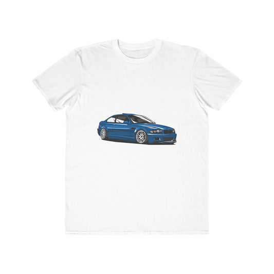 Car Fashion Tee - Cool Blue Car Graphic T-shirt - CreativeRino