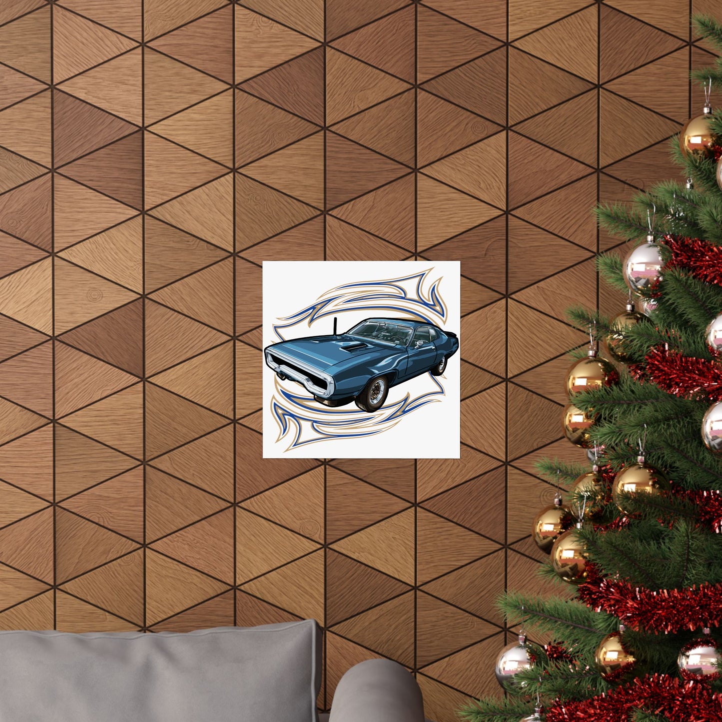 Vintage Car Matte Square Poster - Classic Automotive Art for Car Enthusiasts - CreativeRino