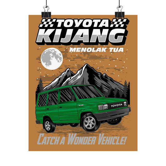 Vintage Toyota Kijang Vertical Poster - Catch a Wonder Vehicle! - CreativeRino