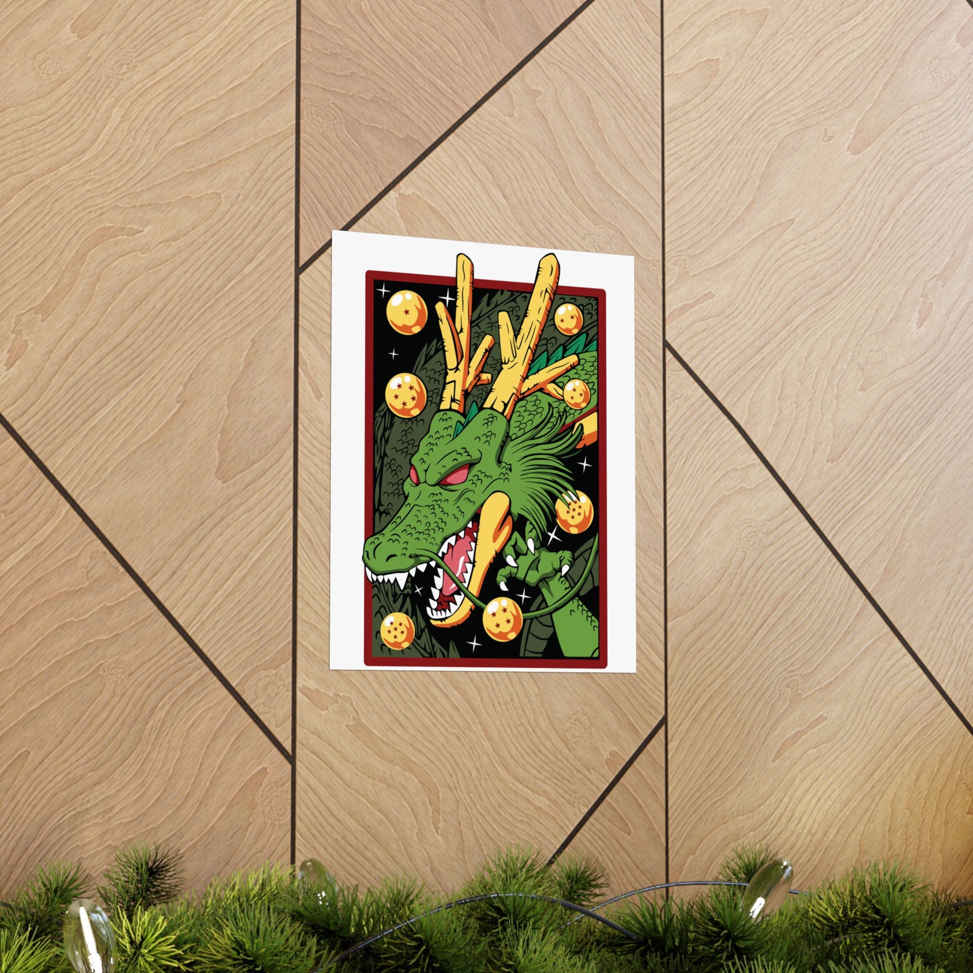 Dragon Shenron Matte Poster - Perfect Wall Art for Anime Fans - CreativeRino