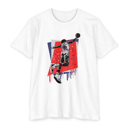 Julius Erving Basketball T-shirt - Jump Shot Design for Sports Fans - CreativeRino