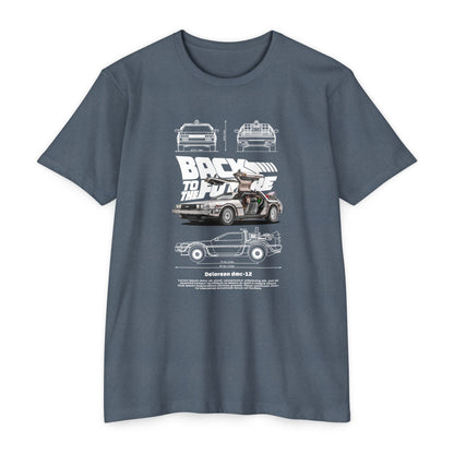 Back to the Future DeLorean Unisex T-Shirt - Retro Movie T-shirt - CreativeRino