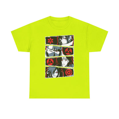 Anime Inspired Unisex Heavy Cotton Tee - Naruto T-shirt Design - CreativeRino