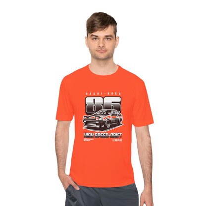 High Speed Drift Unisex Moisture Wicking Tee - Perfect T-shirt for Car Lovers! - CreativeRino