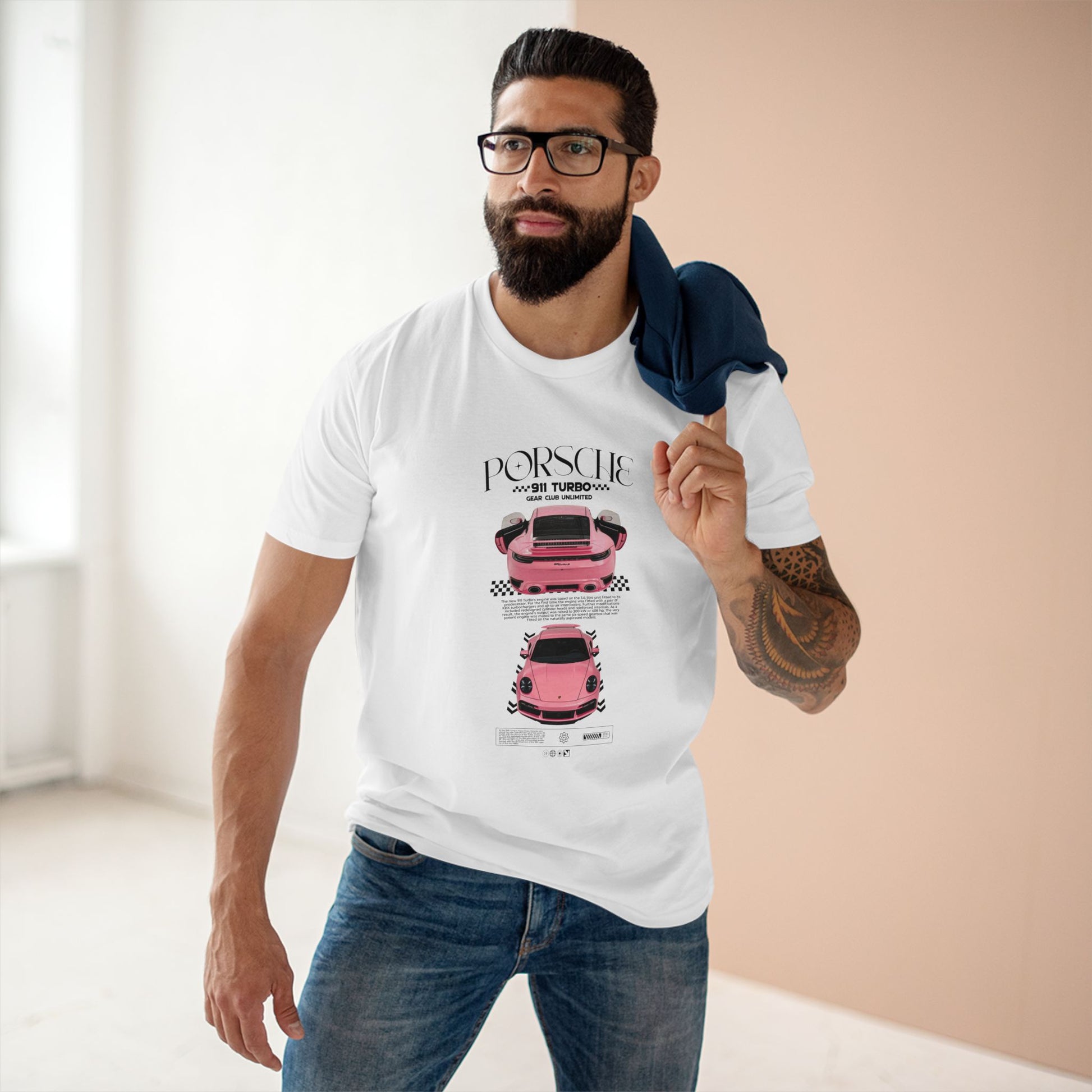 Porsche 911 Turbo Tee - Classic Car Enthusiast T-shirt - CreativeRino