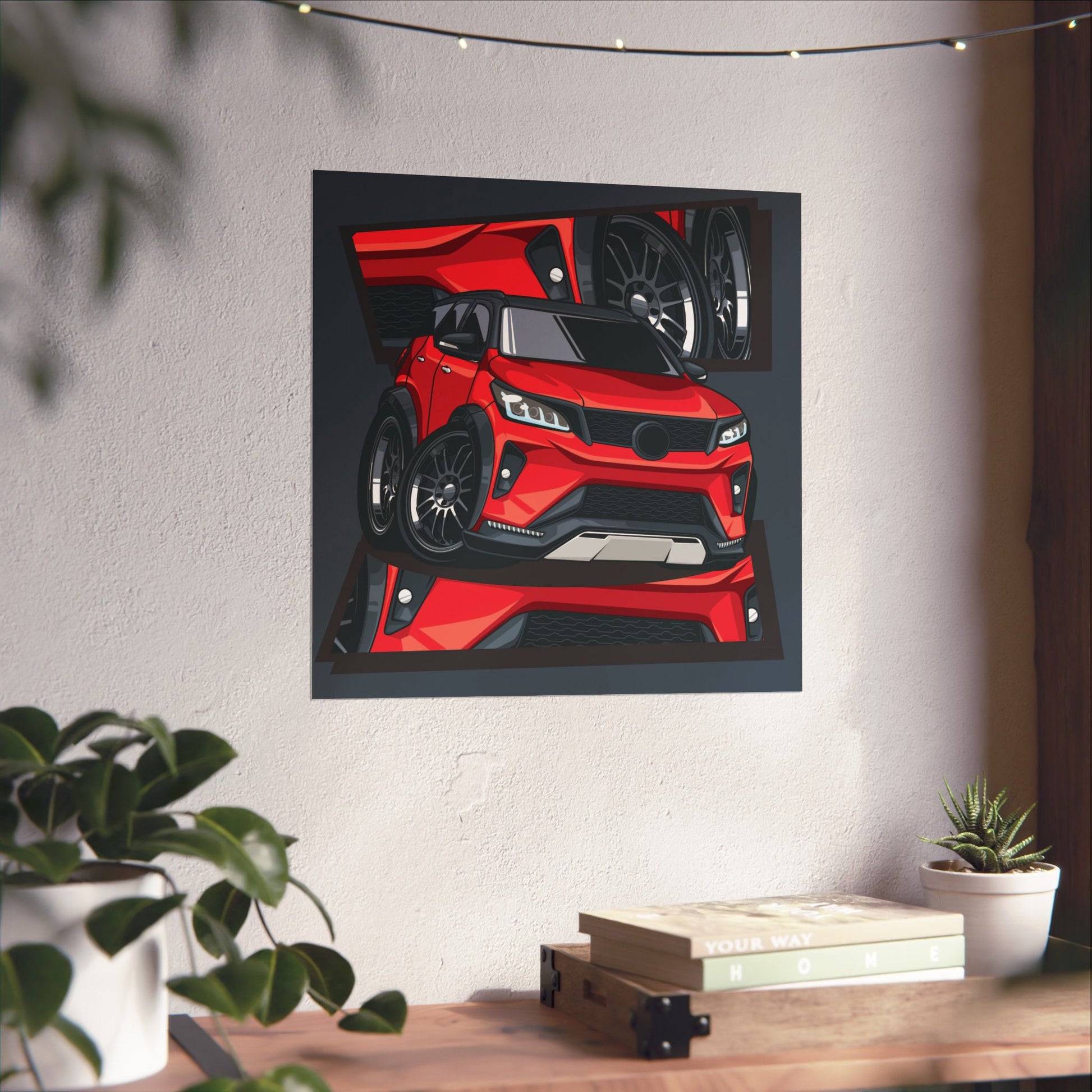 Stylish Matte Square Car Posters - Perfect Poster for Automotive Enthusiasts - CreativeRino