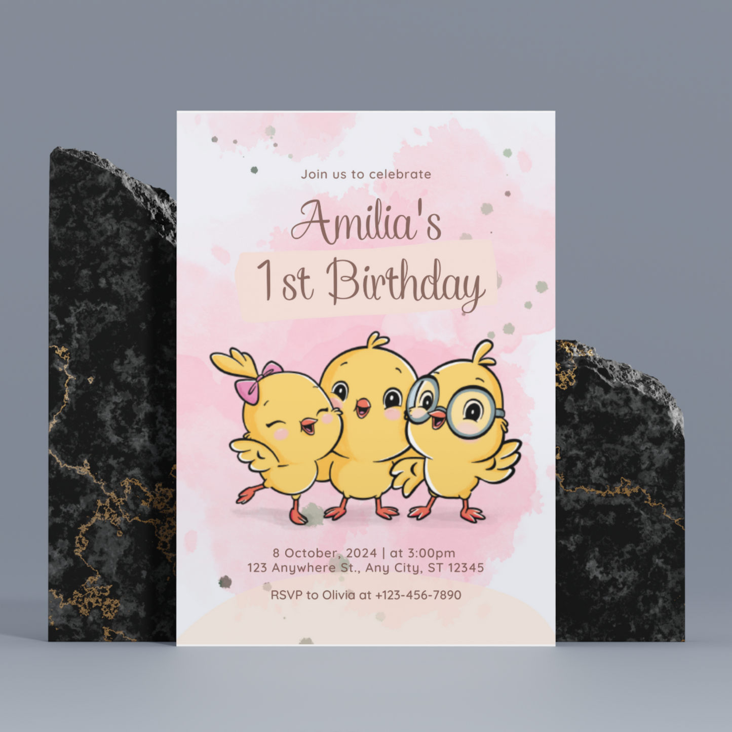 Canticos Birthday Party Invitation Template