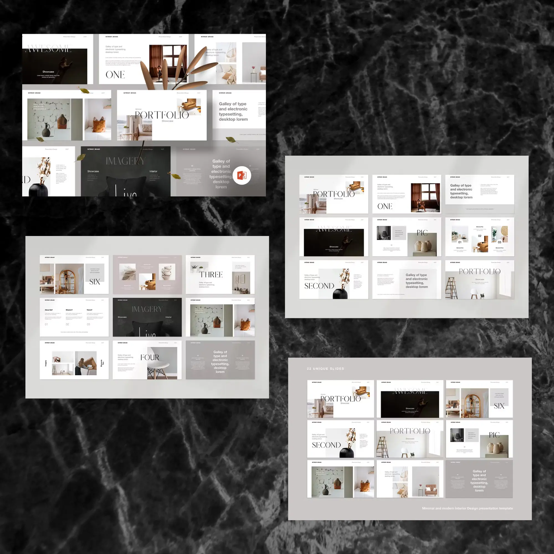 10 Interior Design Powerpoint Presentation Template Bundle - CreativeRino