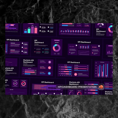 6 KPI Dashboard Powerpoint Presentation Template Bundle CreativeRino
