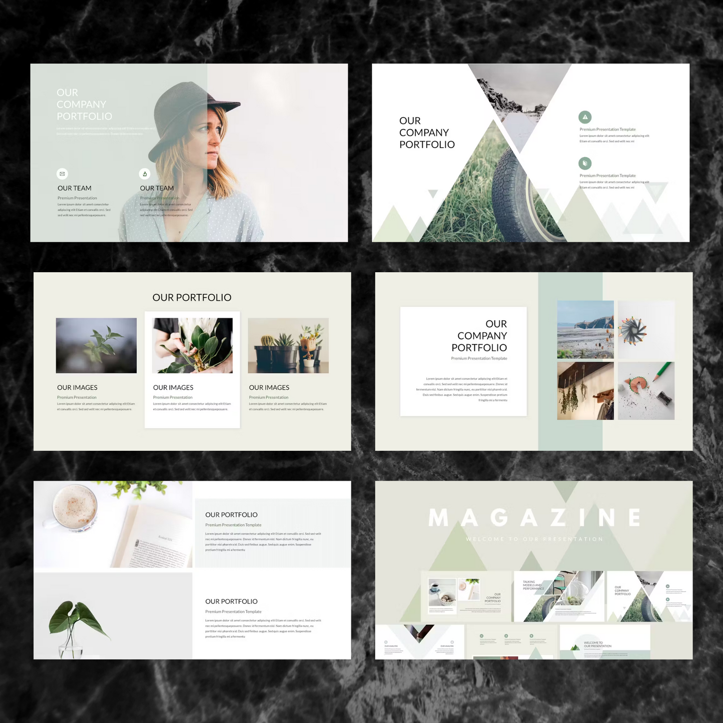 7 Magazine Powerpoint Presentation Template Bundle | Magazine Style Business PowerPoint Template