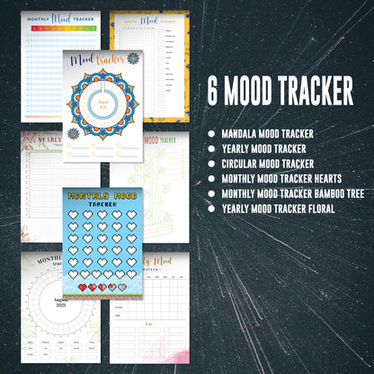 2025 Journal Bundle Printable Journal Planner Calendar Trackers Pages | 2025 Digital Planner Bundle - CreativeRino